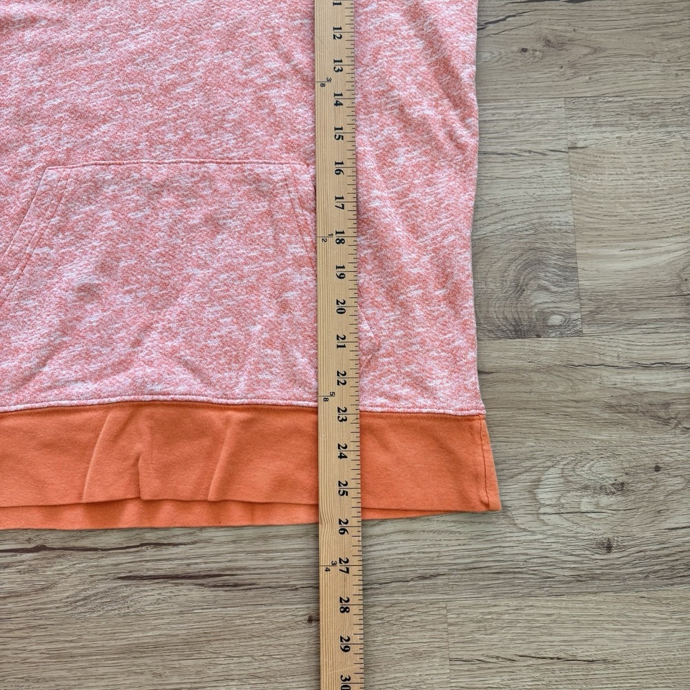 Harley Davidson Hoodie Sweatshirt Womens Medium Graphic Orange Cream Heather - Picture 6 of 8